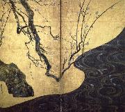 unknow artist Bai Mei map painting